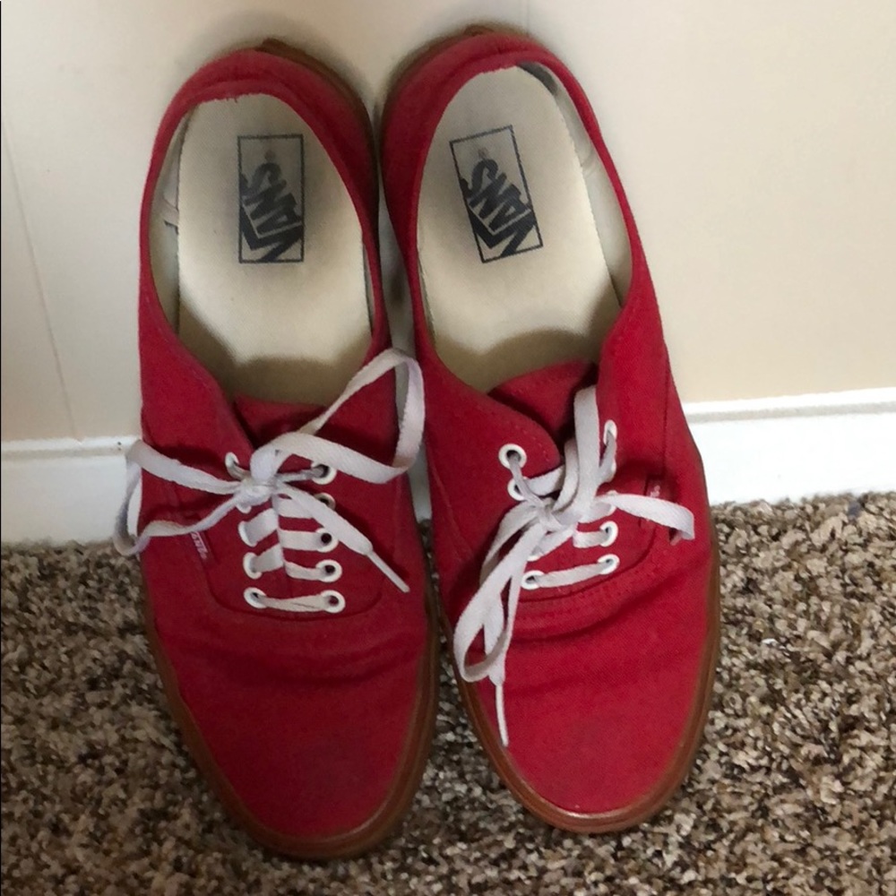 Red Gum Sole Vans